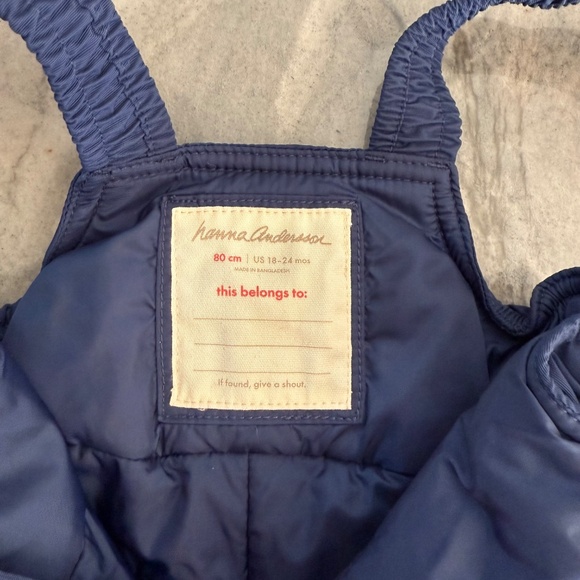 Hanna Andersson Insulated Snow Bibs / Overalls - Picture 3 of 3